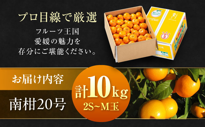 【先行予約】【12月上旬から順次発送】【期間・数量限定】愛媛みかん 南柑20号 赤秀10kg箱（100玉〜160玉） 果物 フルーツ みかん ミカン 愛媛みかん 愛媛県大洲市/愛媛たいき農業協同組合[AGAO007]