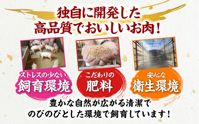 【冷凍】【4Xポーク】 豚肉 しょうが焼き用スライスセット 610g（ロース170g、肩ロース190g、もも250g）　豚肉 切り落とし 小分け 肉 ぶたにく 愛媛県大洲市/株式会社SL Creations [AGCY002]