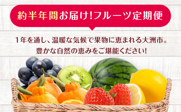 【全6回定期便】【先行予約】フルーツ定期便 2026年1～8月発送 愛媛県大洲市/沢井青果有限会社 [AGBN052]