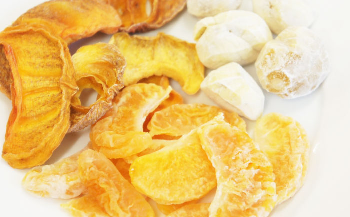 ドライフルーツ3種（ポンカン・栗・柿）4袋セット　愛媛県大洲市/愛媛たいき農業協同組合加工部 ドライフルーツ 果物 JA 果物 くだもの [AGAQ004]