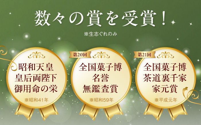 【全6回定期便】大洲銘菓 ひとくち生志ぐれ 4種16個入り　ギフト箱入り 愛媛県大洲市/有限会社冨永松栄堂 和菓子 おやつ 茶菓子 お茶請け ギフト [AGCB018]