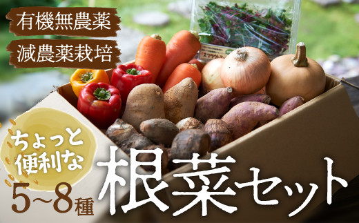【有機無農薬・減農薬栽培】ちょっと便利な根菜セット