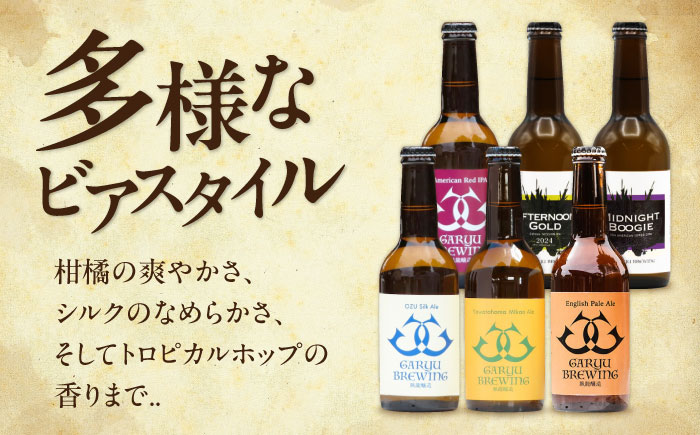 クラフトビール【全6回定期便】飲み比べ6種セット 計6本　愛媛県大洲市/株式会社　アライ [AGAY067]