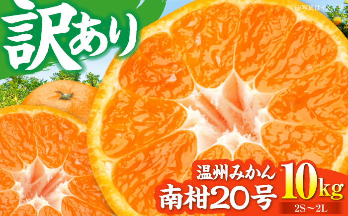 【先行予約】【12月中旬から順次発送】【ちょっと訳あり】温州みかん 愛媛県産 南柑20号 10kg 温州みかん みかん 柑橘 愛媛みかん　愛媛県大洲市/有限会社カーム/カームシトラス [AGBW009]