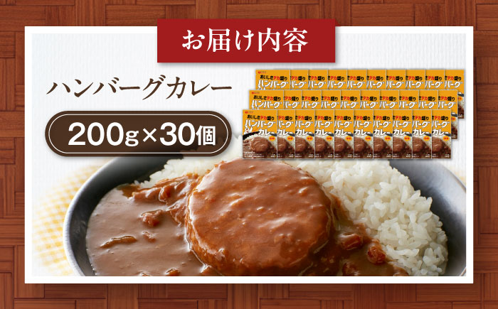 【大容量】ハンバーグカレーセット 30食入り 愛媛県大洲市/トリゼンフーズ株式会社 カレーレトルト カレー ハンバーグ 総菜 [AGDT035]