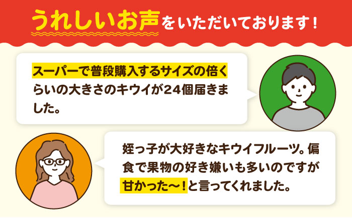 【先行予約】【2025年1月中旬から順次発送】生産量日本一！愛媛県産 キウイフルーツ（24個から27個入り）　愛媛県大洲市/幸野観光なし園 [AGBD004]キウイ フルーツ かき氷 果物 スムージー おやつ ジュース キウイフルーツ ヨーグルト 手作りスイーツ お菓子作り デザート