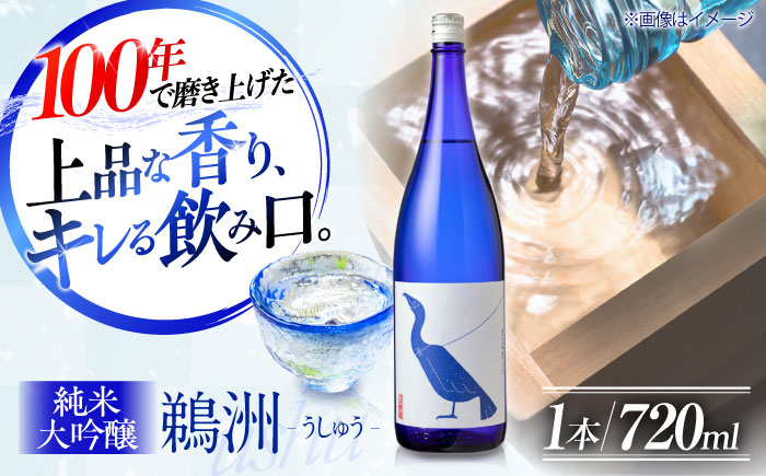 繊細さが生み出す渾身の一滴！養老酒造 純米大吟醸『鵜洲』720ml×1本　地酒 日本酒 お酒 晩酌　愛媛県大洲市/一般社団法人キタ・マネジメント（大洲まちの駅あさもや）[AGCP804]