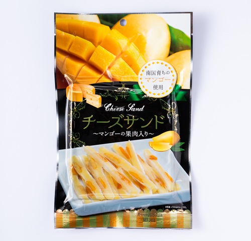 チーズサンド マンゴー 果肉入り 45g×3袋 おつまみ おやつ チーズ マンゴー ドライフルーツ お酒 ワイン オカベ 愛媛 伊予市｜A41
