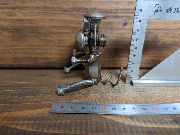 【181welding】蚊取り線香ホルダー（キャン吉）蚊取り線香　アウトドア　キャンプ　グランピング　ハンドメイド　ステンレス　オブジェ｜D13