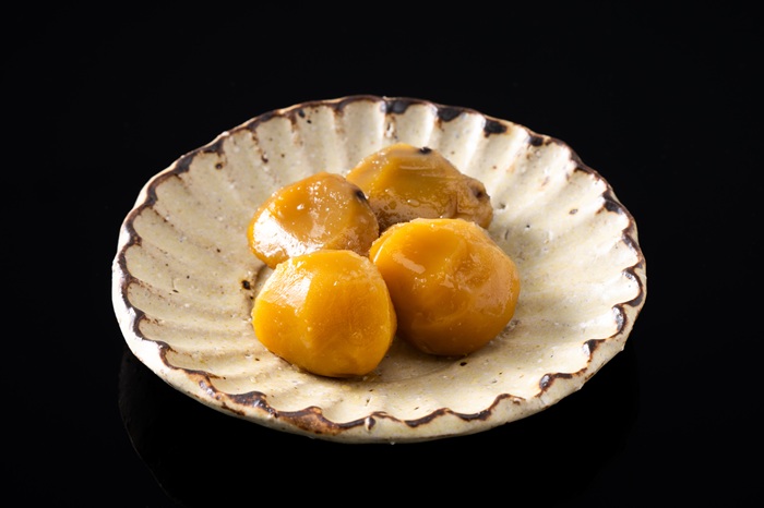 中山栗 甘煮 200g×1パック 渋皮煮 200g×1パック 計2パック 真空包装 栗 くり クリ 愛媛 着色料不使用 無添加 ゆうパケット 少量パック 手作り デザート おやつ きんとん お正月 国産 伊予市｜B522