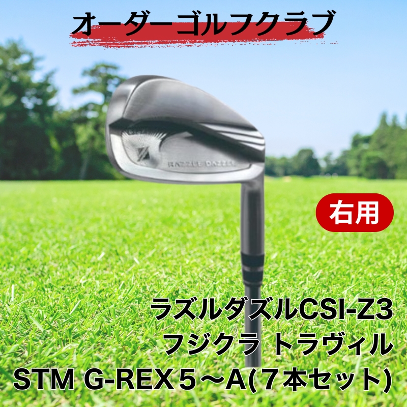 ゴルフ ゴルフクラブ ラズルダズルCSI-Z3 アイアンセット フジクラ トラヴィル オーダーメイド アイズファクトリー｜F40