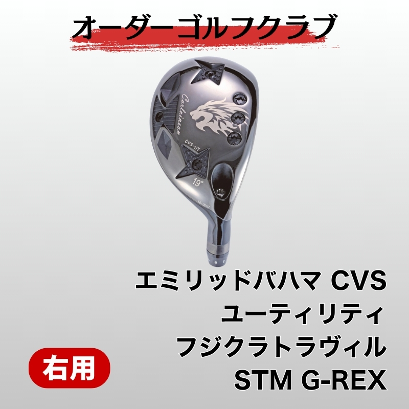 ゴルフ ゴルフクラブ エミリッドバハマCVSユーティリティ フジクラトラヴィル　STM　G-REX オーダーメイド アイズファクトリー｜F37