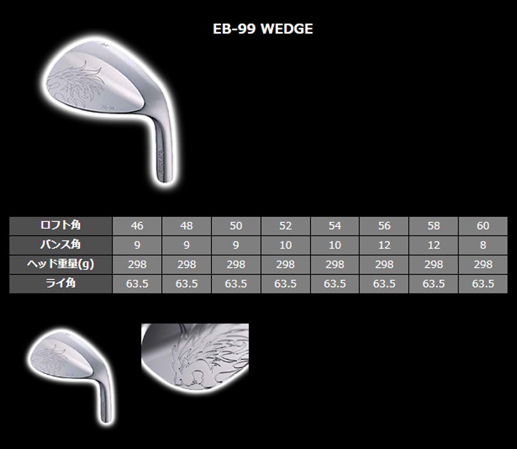 ゴルフ ゴルフクラブ エミリッドバハマEBー99ウエッジ２本セット オーダーメイド アイズファクトリー｜F34