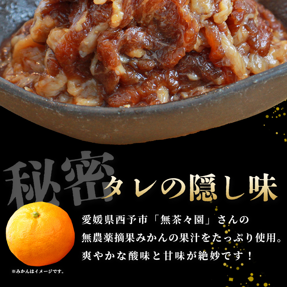 ＜西予のみかん香るプルコギ 合計 約1.5kg（500g×3） 6か月定期便＞ みかん風味 韓国 牛肉 お肉 味付け 焼肉 タレ漬け タレ レシピ プルコギ丼 献立 アレンジ 味付け 子供 惣菜 おかず グルメ 愛媛県 西予市