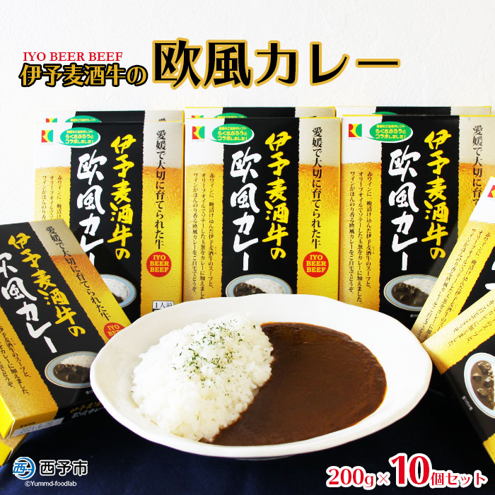 ご当地カレー「伊予麦酒牛の欧風カレー」