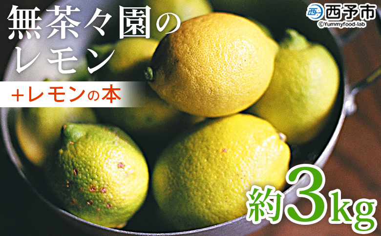 【先行予約】＜無茶々園のレモン 約3kg＋レモンの本＞ フルーツ 果物 くだもの れもん 檸檬 柑橘 愛媛県 西予市