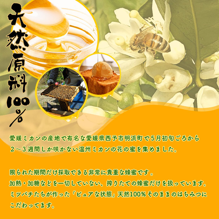 みかん蜂蜜「ジオハニー」330g×２瓶（化粧箱入り）