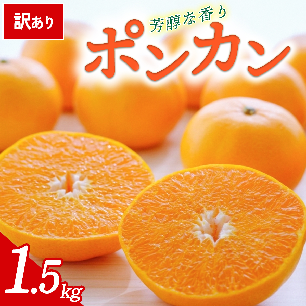 先行予約＜訳あり 愛媛県産 ポンカン 合計約1.5kg＞ 『2027年1月以降順次出荷予定』ぽんかん フレッシュ ご家庭用 ご自宅 蜜柑 愛媛県産 果肉 お試し 果物 柑橘 フルーツ オレンジ 国産 産地直送 ミヤモトオレンジガーデン 愛媛県 西予市【常温】