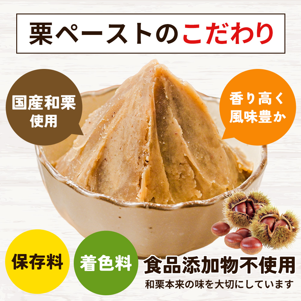 ＜和栗ペースト 1mmタイプ（加糖）約1kg＞ 栗 くり 城川和栗 モンブラン 栗きんとん かき氷 トッピング 国産 スイーツ おやつ お菓子 手作り 栗スイーツ お菓子作り 城川ファクトリー 愛媛県 西予市