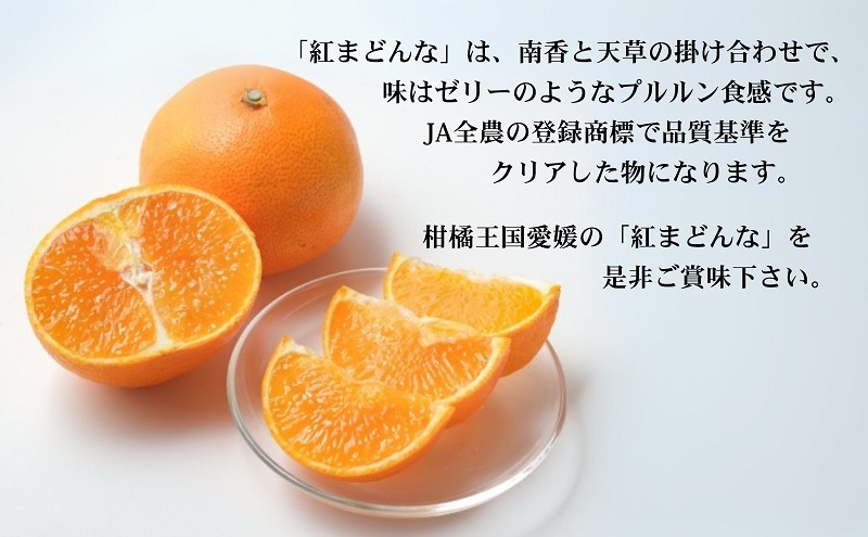 愛媛県産 紅まどんな「秀品」JA正規品 約2.7kg 数量限定30箱 12月～順次発送【柑橘 甘い 高級 極上 直送 正規みかん 愛果28号】