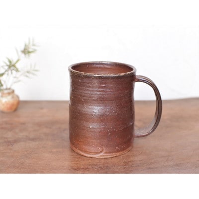 備前焼 ビールジョッキ　b5-086【1279543】