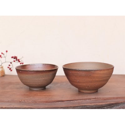 備前焼 飯碗(めおと)　st-013【1278182】