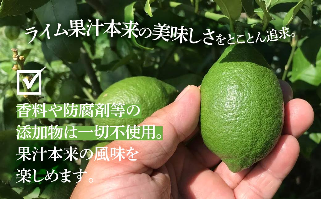 瀬戸内岩城島　ライム果汁　150ml×5本【1123664】