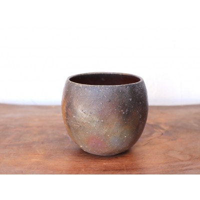備前焼 フリーカップ(中)・サンギリ　f1-001【1449156】