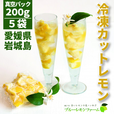 瀬戸内産 カットレモン冷凍　200g×5パック【冷凍便】数量限定【配送不可地域：離島】【1510157】