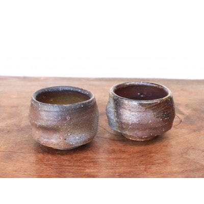 備前焼　酒器セット・徳利とぐい呑み2個(一点もの)【1093969】