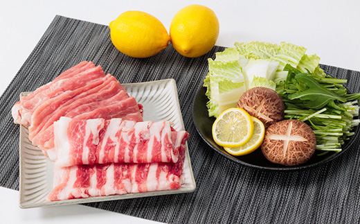 レモンポーク　バラスライス600gモモスライス600g【配送不可地域：離島】【1139392】