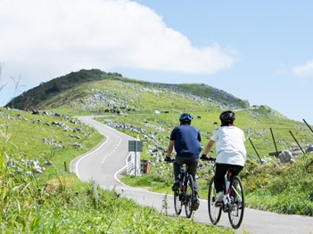 アウトドア 体験「天空サイクリング 半日利用券1名様分」｜レジャー 自転車 長期休暇 夏休み 家族 カップル 男性 女性 アクティビティ 愛媛 久万高原町