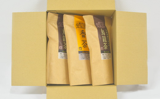 面河雲海茶3袋セット【番茶1袋（約20杯分）烏龍茶（10パック）2袋】 ｜ 愛媛県 久万高原町 面河産 茶葉 ※2025年6月中旬頃より順次発送予定