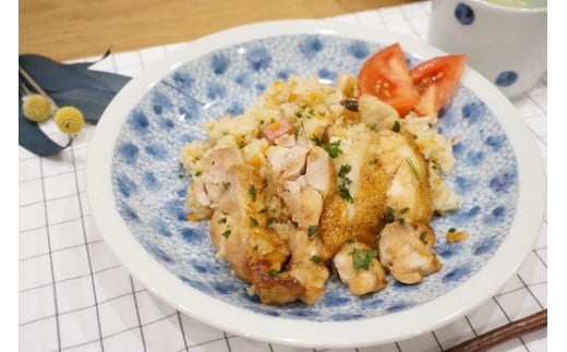 梅乃瀬窯 唐草８寸リム皿