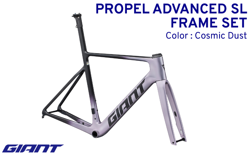 【フレームのみ】GIANT PROPEL ADVANCED SL FRAMESET（カラー：Cosmic Dust）｜  ジャイアント ロードバイク 自転車 レース カーボン 東レ