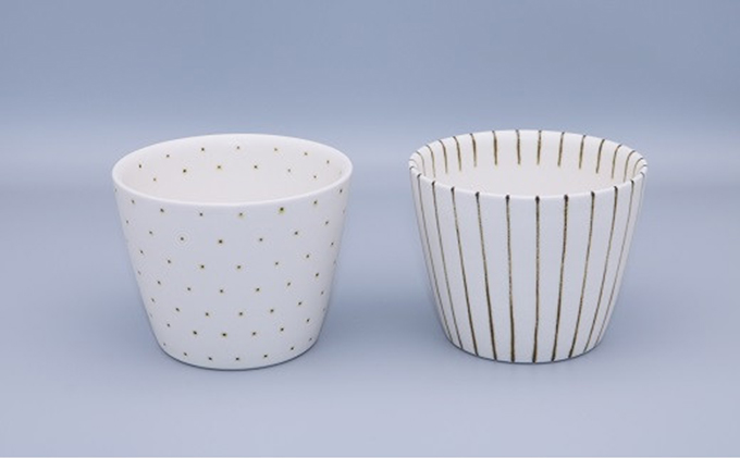 愛媛県＜砥部焼＞「すこし屋」そば猪口ペアセット[50R0220]【高島屋選定品】 湯呑 フリ−カップ