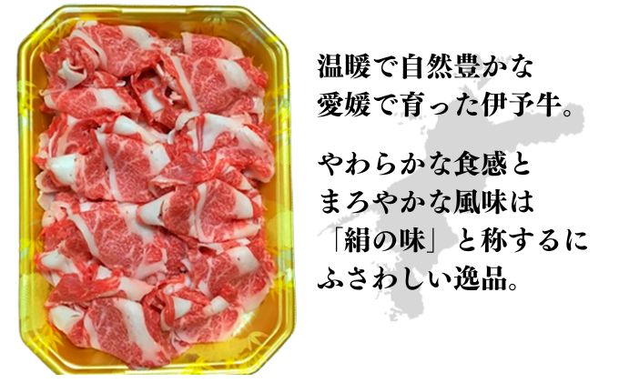 伊予牛「絹の味」黒毛和牛 小間切れ400g 牛肉 お肉 
