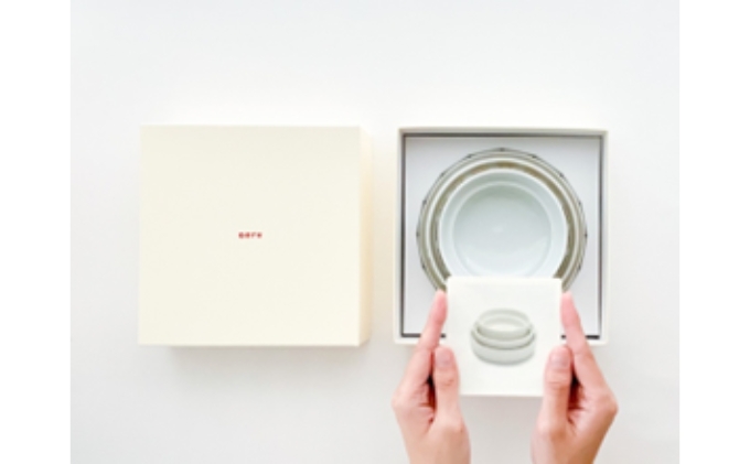  【aeru】砥部焼の こぼしにくい器（平皿）離乳食 赤ちゃん ベビー 子供 子ども 出産祝い 食器 工芸品 子どもも使える 贈り物 