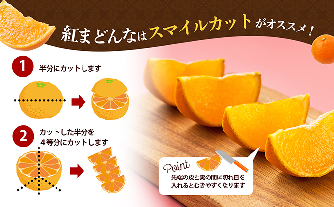 【数量限定 先行予約】愛媛県産 紅まどんな2.7kg[50R0986]【高島屋選定品】青秀 M～３Lサイズ（10～16玉）12月上旬頃～順次発送 ＜ギフト 正規品 甘い みかん フルーツ＞