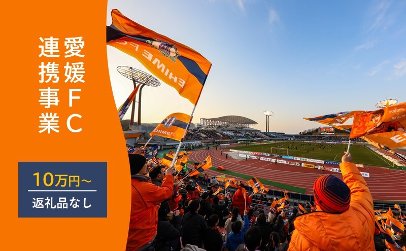 えひめまるごと活性化プロジェクト～プロスポーツと連携したまちづくり～【返礼品なし】愛媛FC連携事業 100,000円