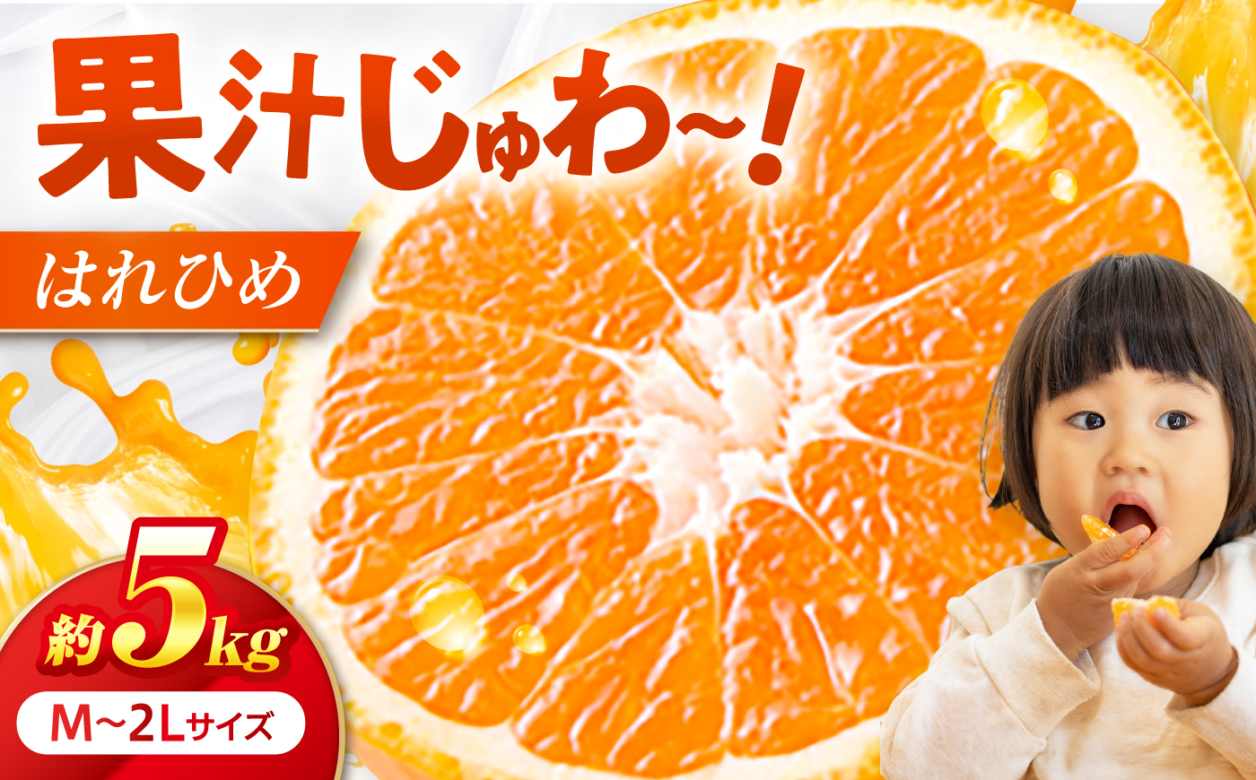 はれひめ M-2Lサイズ 約5kg【12月上旬から翌年1月上旬まで順次発送】 / フルーツ 果物 蜜柑 ミカン オレンジ 甘い 先行予約 5kg 愛媛 / 愛媛県砥部町/株式会社フジ・アグリフーズ [BJBI005]