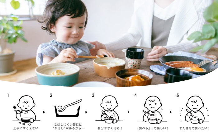 砥部焼 砥部焼のこぼしにくい器(平皿) / 砥部焼 食器 和食器 器 皿 お皿 平皿 小皿 中皿 取り皿 離乳食 ベビー用品 赤ちゃん お祝い 出産祝い 贈答 ギフト プレゼント おしゃれ かわいい 北欧 モダン 食洗機 レンジ ペア セット aeru / 愛媛県砥部町/株式会社和える [BJAH003]