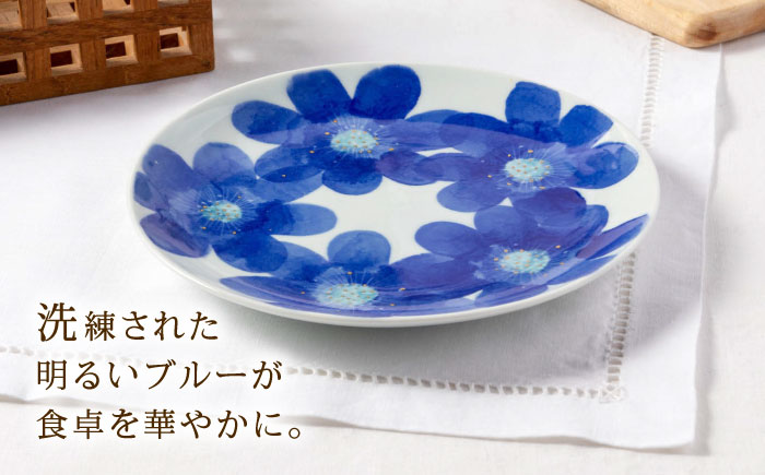 砥部焼 東窯 6寸パン皿 1点 P.S.ブルー / 砥部焼 食器 和食器 器 皿 お皿 プレート 平皿 パン皿 角皿 19cm おしゃれ かわいい 北欧 モダン 食洗機 ペア セット 日常使い 来客用 贈答 ギフト プレゼント / 愛媛県砥部町/株式会社アリンデザイナーズインターナショナル [BJAK001]