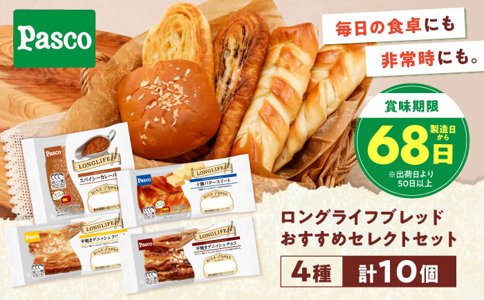 パン おすすめセレクトセット 4種10個 / パン 菓子パン 惣菜パン カレーパン 非常食 ギフト 詰め合わせ / 愛媛県砥部町/株式会社四国シキシマパン [BJAA009]