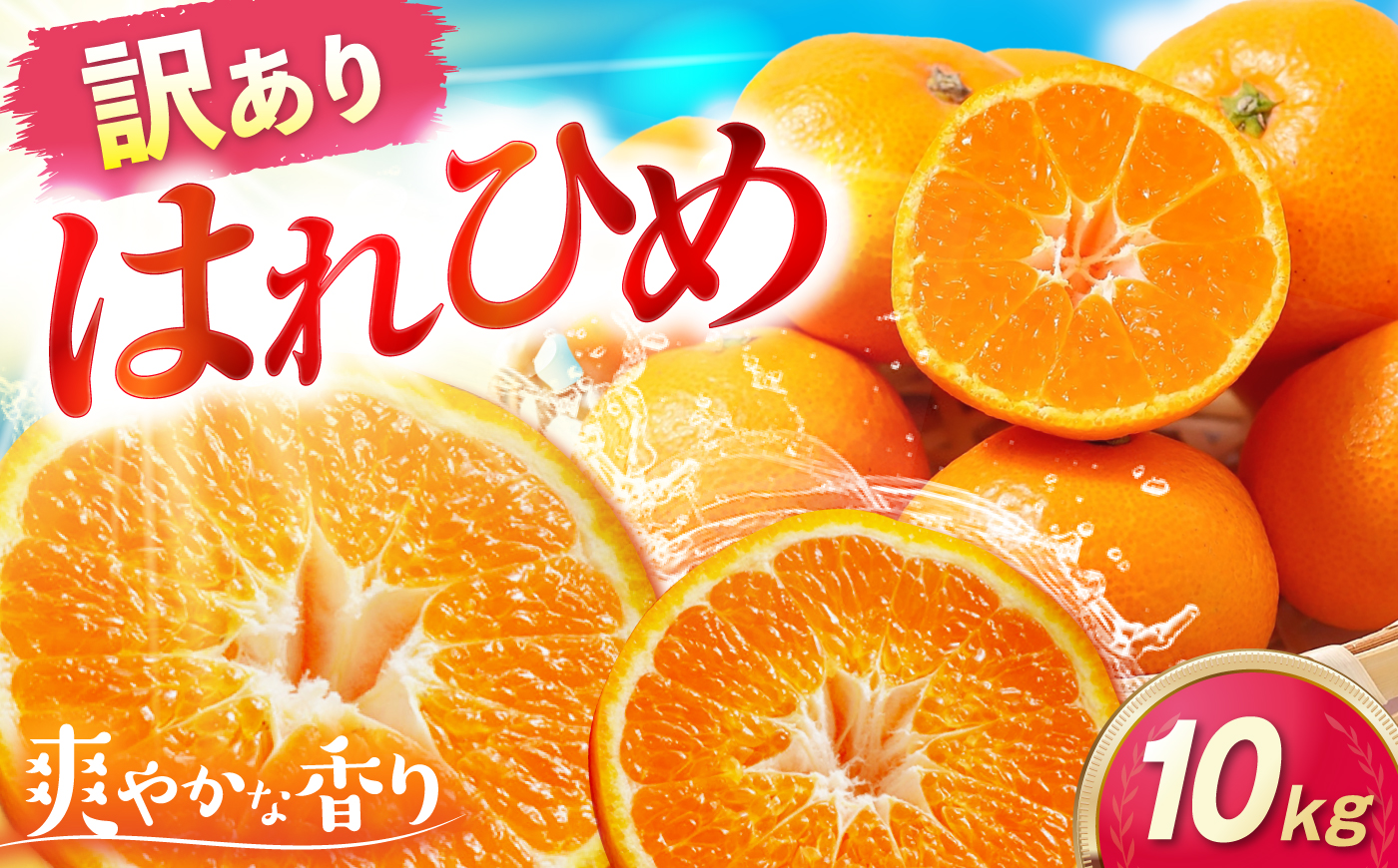 みかん 訳あり はれひめ 約10kg サイズ不揃い【12月上旬から翌年1月上旬まで順次発送】 / フルーツ 果物 蜜柑 ミカン オレンジ 訳あり 訳アリ 小玉 甘い 先行予約 10kg 愛媛 / 愛媛県砥部町/えひめ農園組合 [BJAZ020]