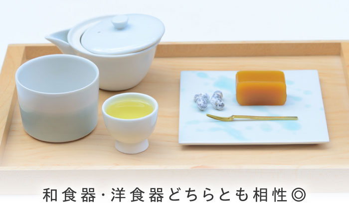 砥部焼 Mustakivi (ムスタキビ)の砥部焼 カップ＆プレートセット【SEIJI】 / 砥部焼 食器 和食器 器 皿 お皿 プレート 平皿 コップ カップ マグカップ 湯呑み おしゃれ 北欧 モダン 食洗機 レンジ ペア セット ギフト プレゼント/ 愛媛県砥部町 /株式会社FLOWERS [BJAB002]