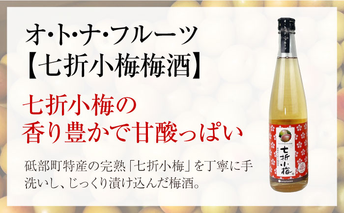 日本酒 初雪盃純米吟醸酒 720ml と オ・ト・ナ・フルーツ 七折小梅梅酒2本セット / 日本酒 梅酒 セット 飲み比べ 純米吟醸 / 愛媛県砥部町/協和酒造株式会社 [BJAD001]