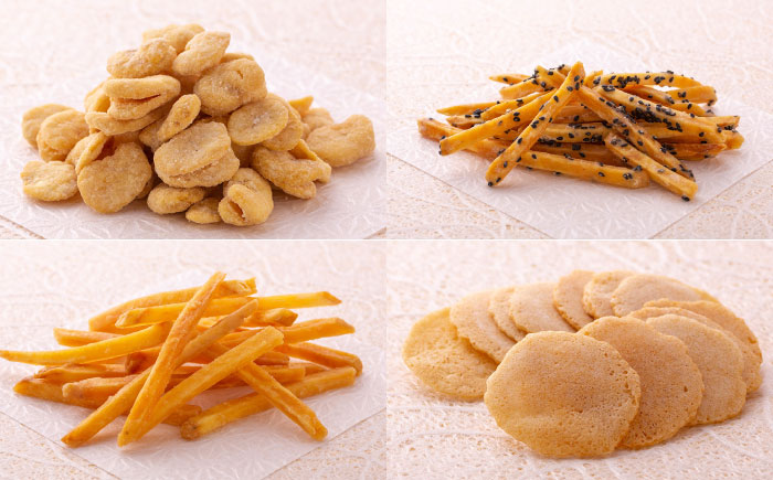 善蔵 12種 詰合せ ( せんべい 豆菓子 芋けんぴ ) 化粧箱入り ／ 豆 まめ 煎餅 芋 いも 菓子 おかし 詰め合わせ ギフト 贈答 【宮栄商事有限会社】 [BKBM008]