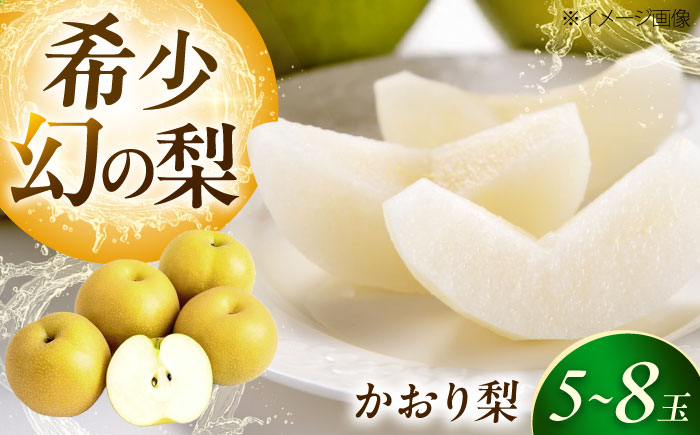 上岡果樹園のかおり梨 5〜8玉入り 〈2026年9月〜発送〉 ／ フルーツ 果物 くだもの 食品 人気 おすすめ 送料無料 梨 なし かおり梨 季節のフルーツ 【株式会社内子フレッシュパークからり】 [BKAD057]