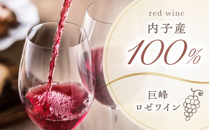 内子夢わいん 赤(山ぶどう)+ロゼ(巨峰) 1本約720ml 各1本入りセット 計1440ml / ワイン 赤ワイン ロゼワイン わいん wine お酒 酒 洋酒 愛媛県 愛媛 内子町 国産ワイン 日本ワイン 果実酒 送料無料 人気 家飲み 四国 【企業組合内子ワイナリー】 [BKAG004]